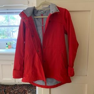 Athleta pink rain jacket! Size medium!
